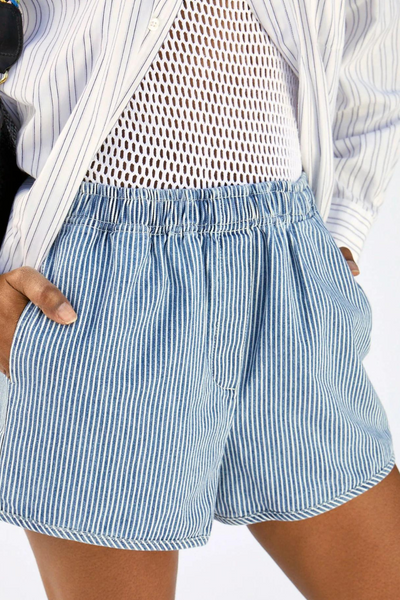 Clare V.  St. Martin Shorts Detailed Close Up