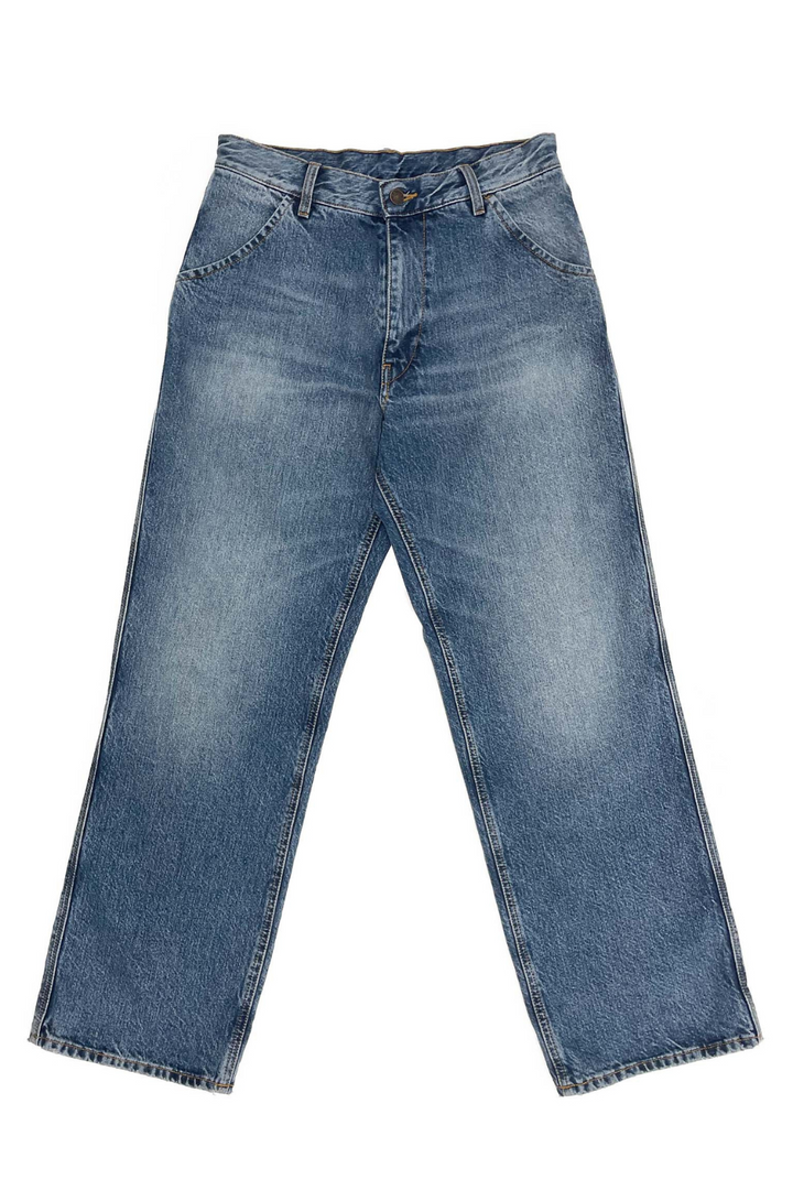 6397 Oversized Trouser Jean front laid flat