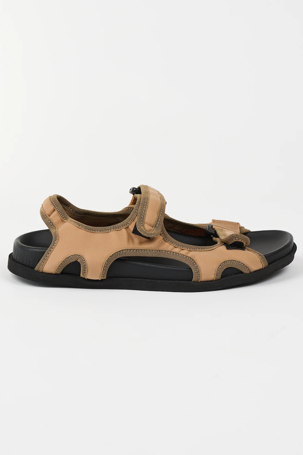 Flat lay of Jamie Haller The Walking Sandal Sneaker side view