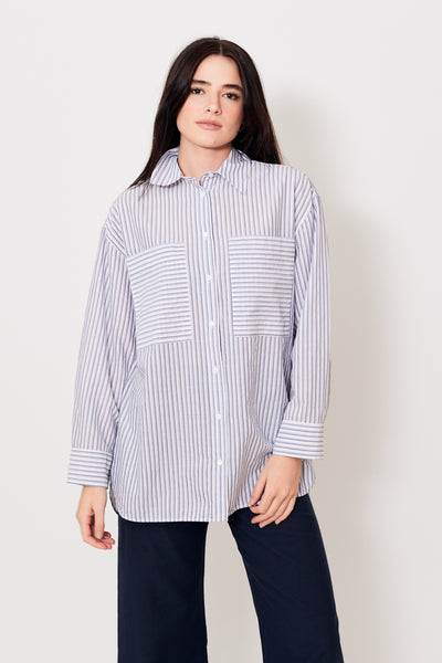 Peserico Oversized Square Pockets Oversized Blouse