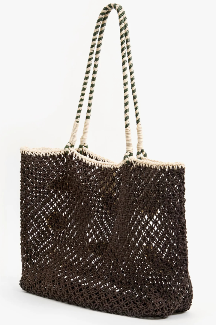 Flat lay of Clare V. L'ete Tote rear view
