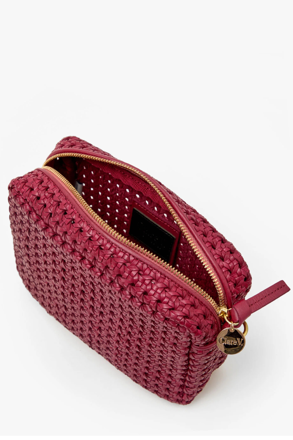 Flat lay of Clare V. Midi Sac top view