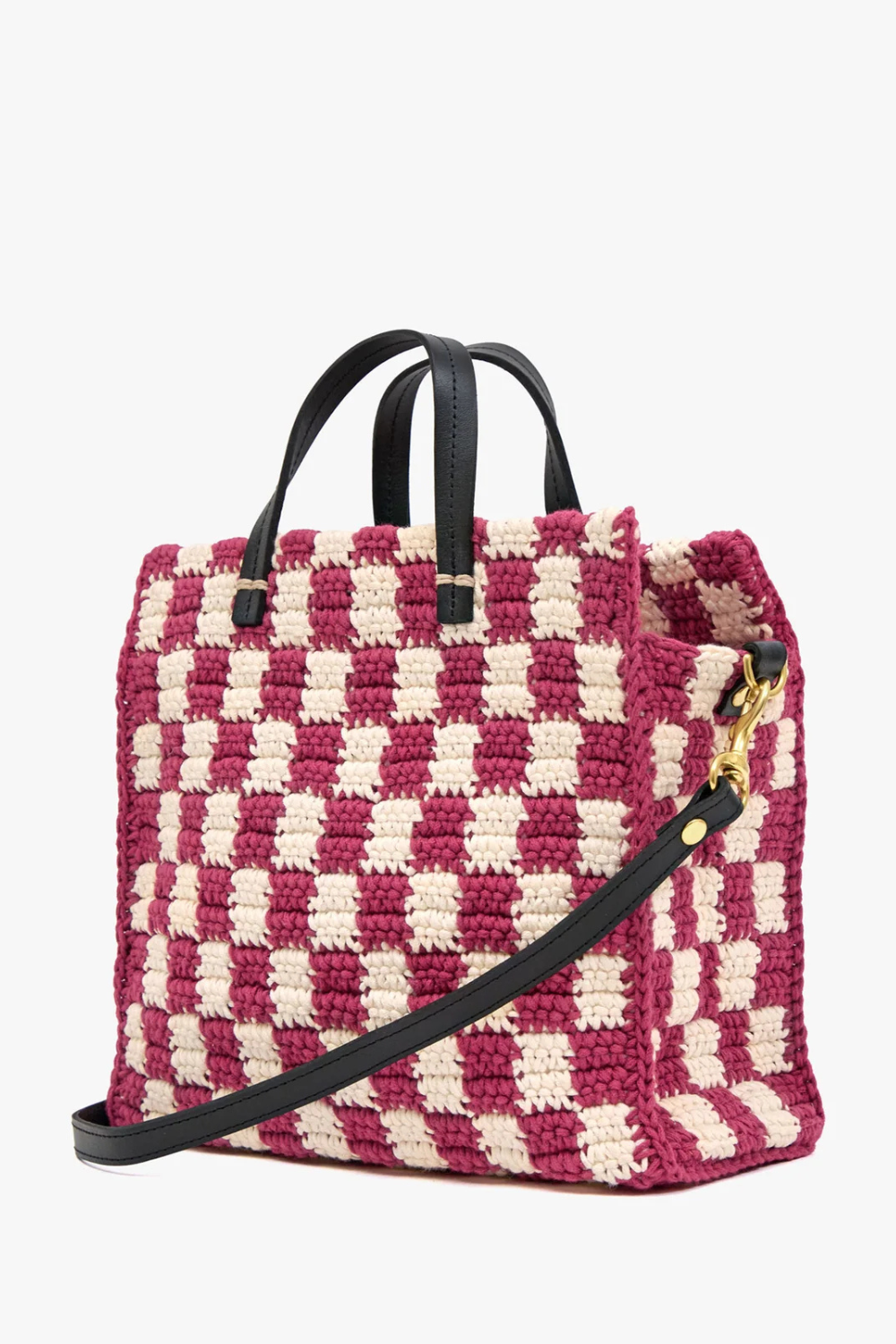 Flat lay of Clare V. Petit Summer Simple Tote front view 