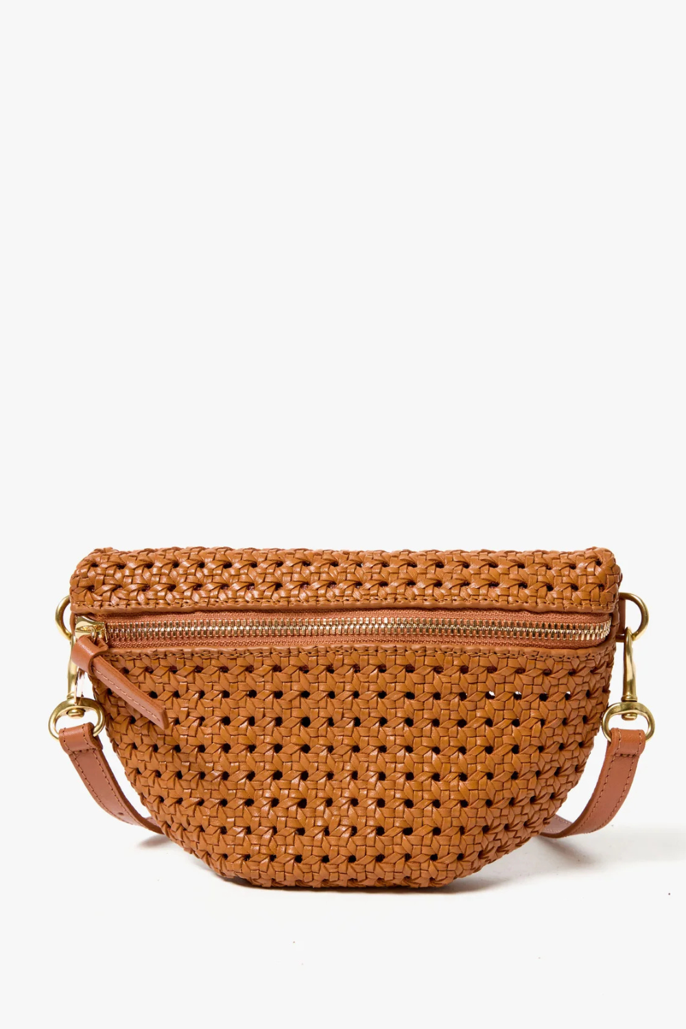 Flat lay of Clare V. Petite Fanny front view