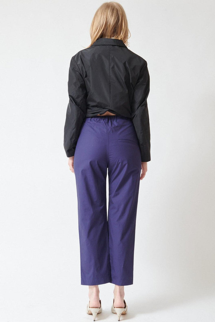 Madi wearing Sofie D'Hoore Pico Relaxed Pants rear view