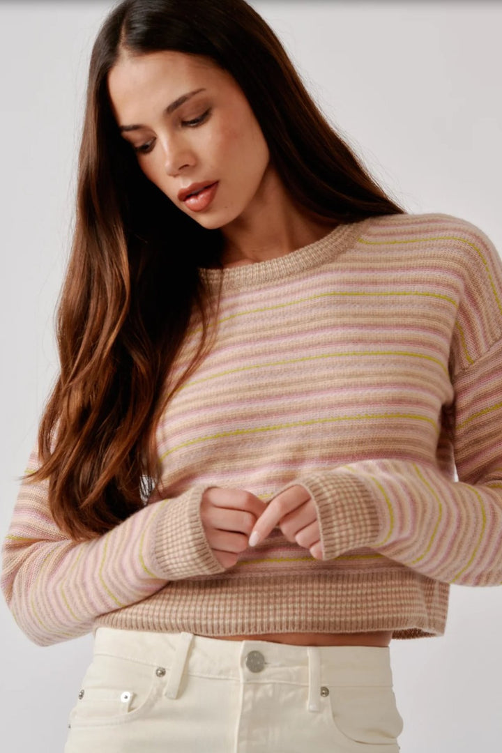 Stevie Shrunken Crewneck Pullover