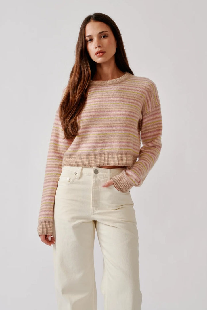 Stevie Shrunken Crewneck Pullover