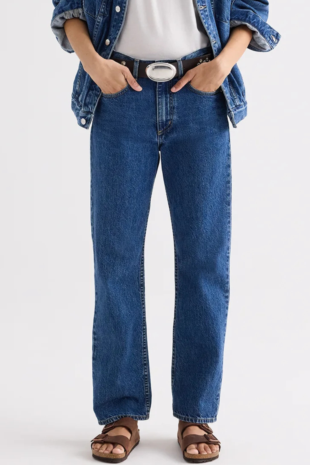Model wearing TWP Kent St Jean Paris front view