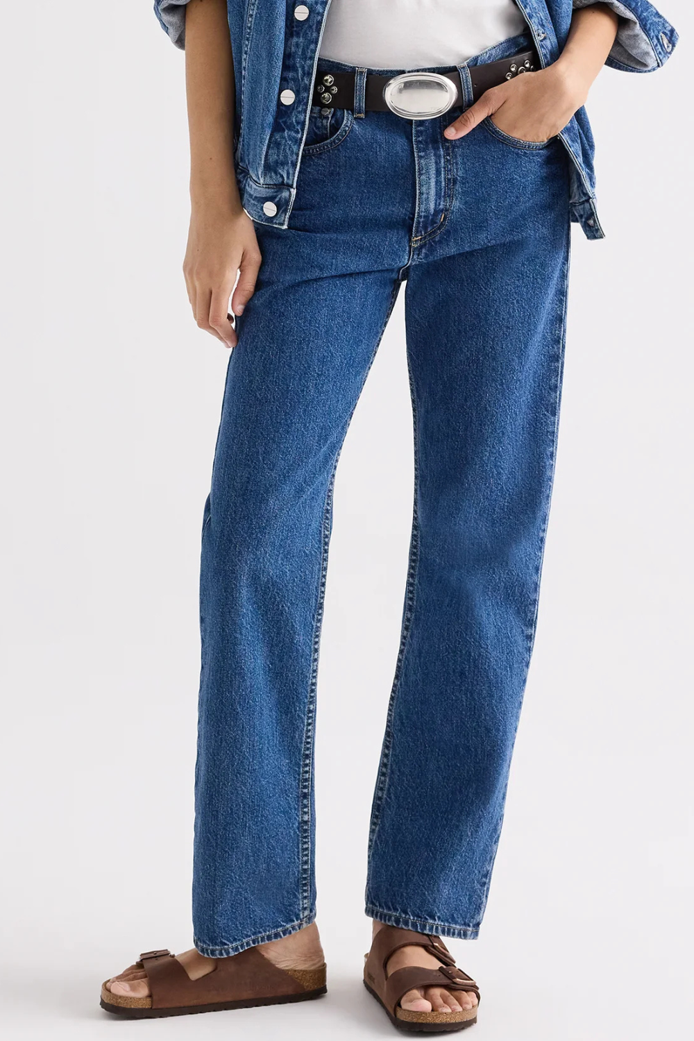 Model wearing TWP Kent St Jean Paris front view