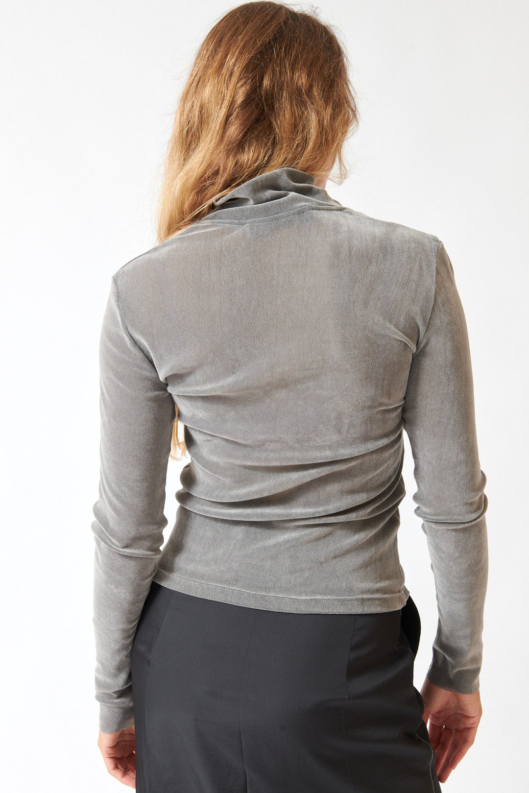 Mari wearing Tela Matilde Top rear view