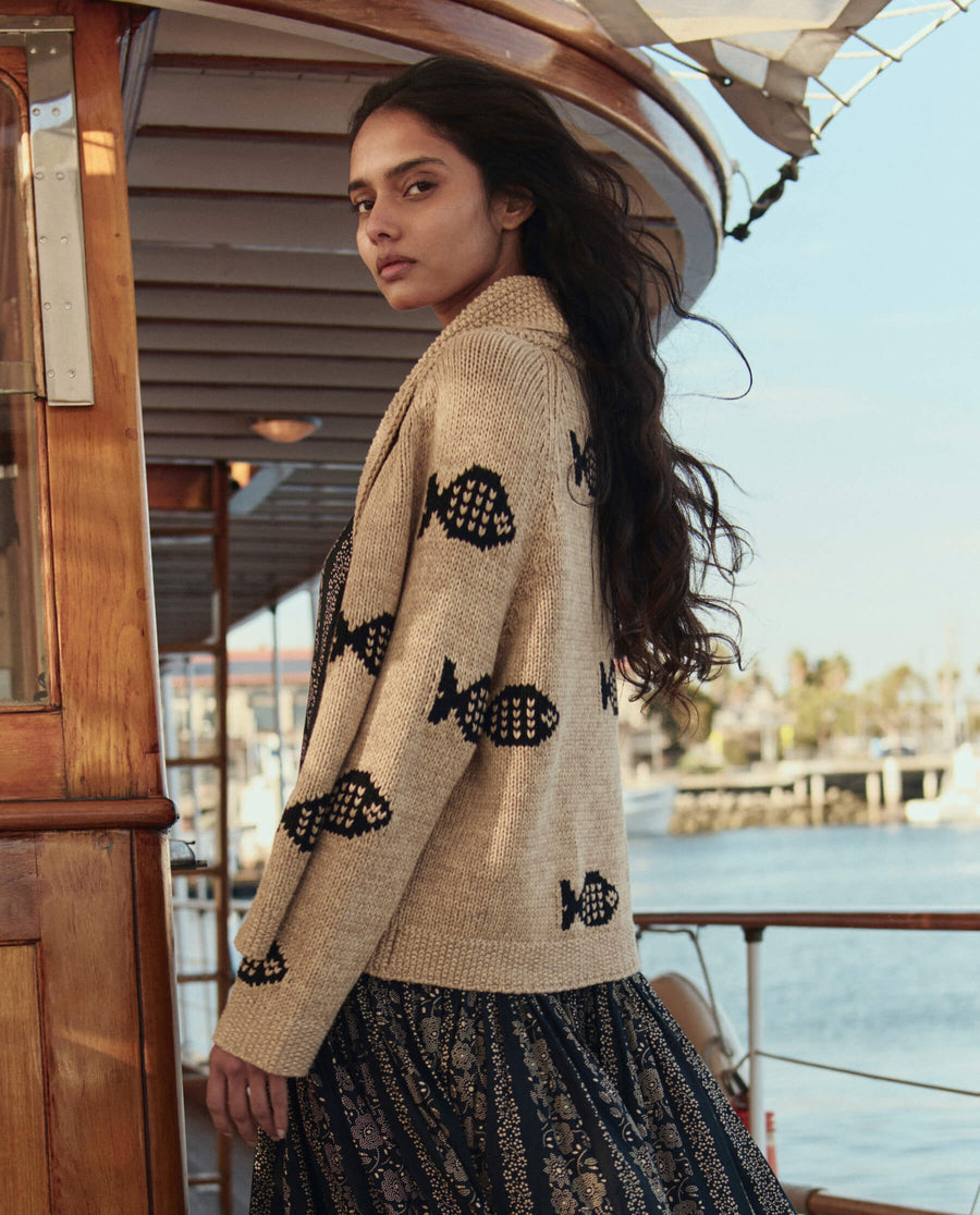 The Great The Swimming Fish Lodge Cardigan