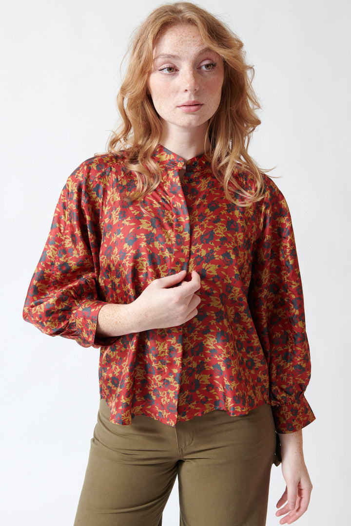 Model wearing The Great The Ashland Top front view
