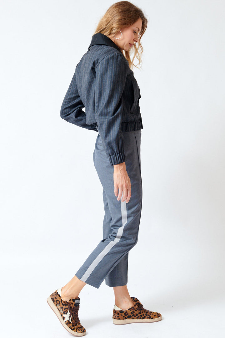 Mari wearing WE-AR4 The Windsor Trouser side view