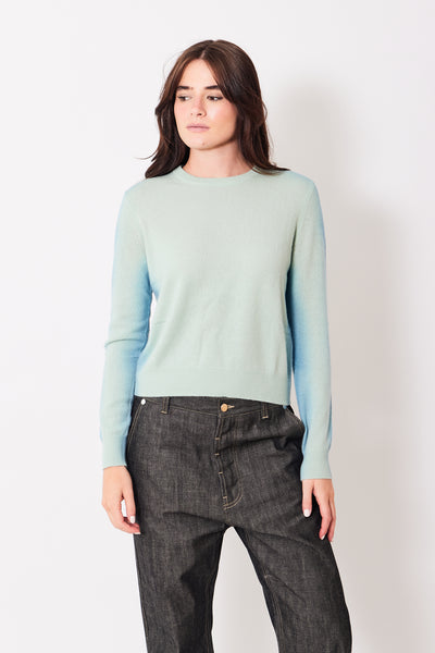 White + Warren Cashmere Spray Paint Crewneck