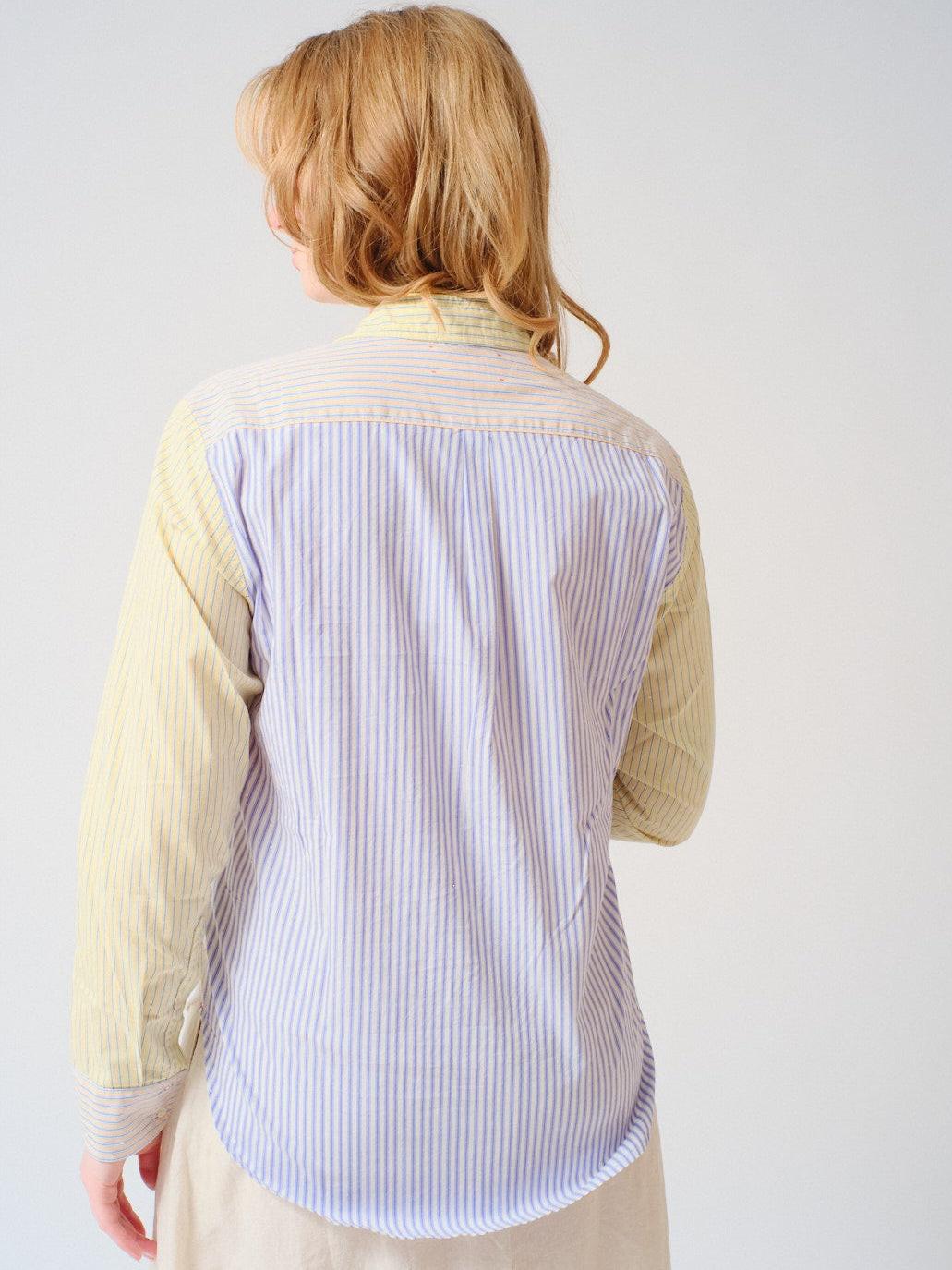 Waverly wearing Xirena Beau Shirt rear view