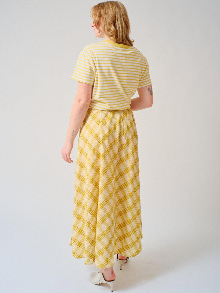 Waverly wearing Xirena Hattie Skirt rear view