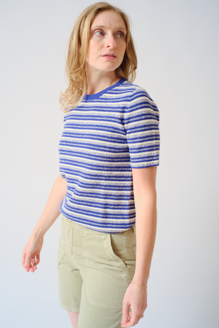 Madi wearing Xirena Kelsey Top front view