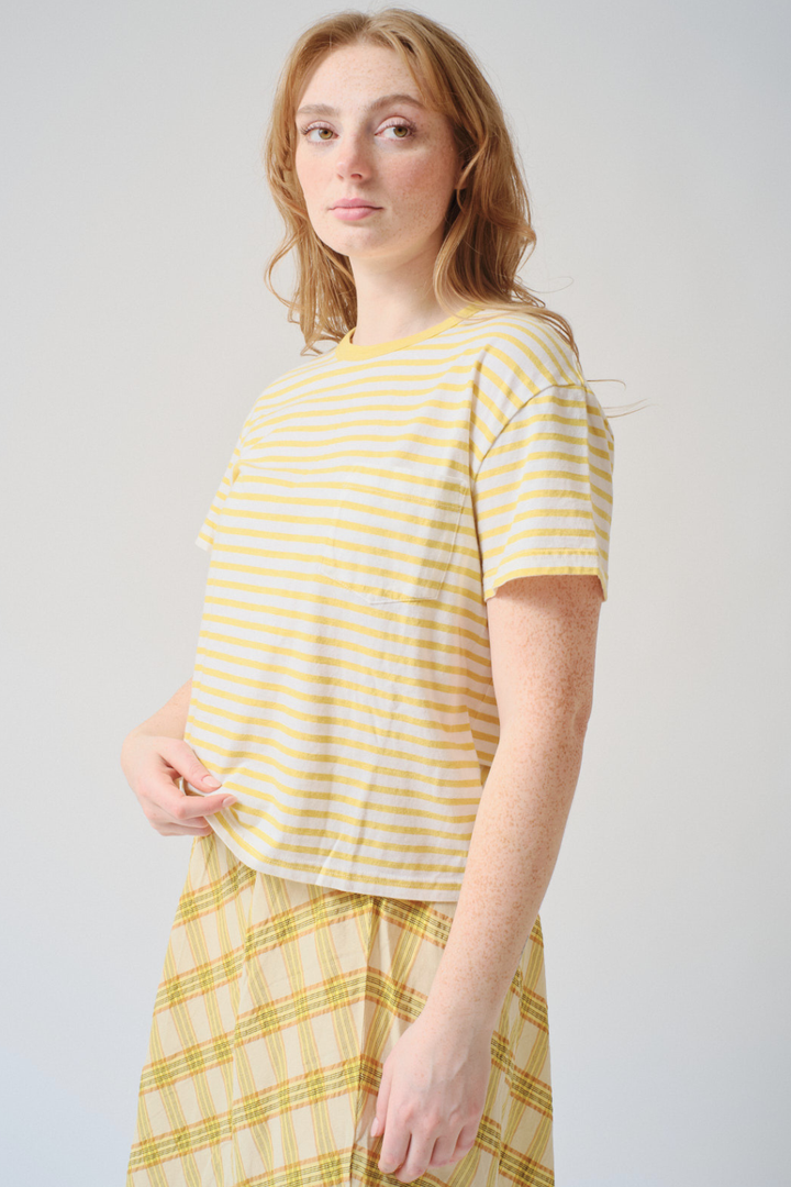 Waverly wearing Xirena Paulina Tee front view