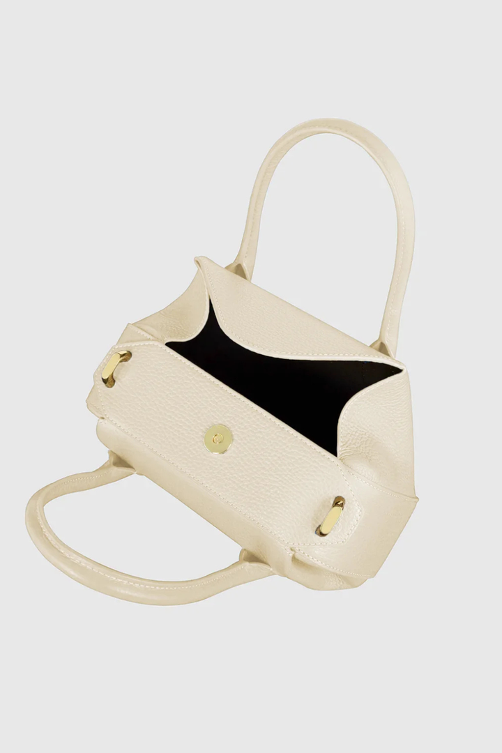 Flat lay of Yuzefi Oyster Mini Duffle top view