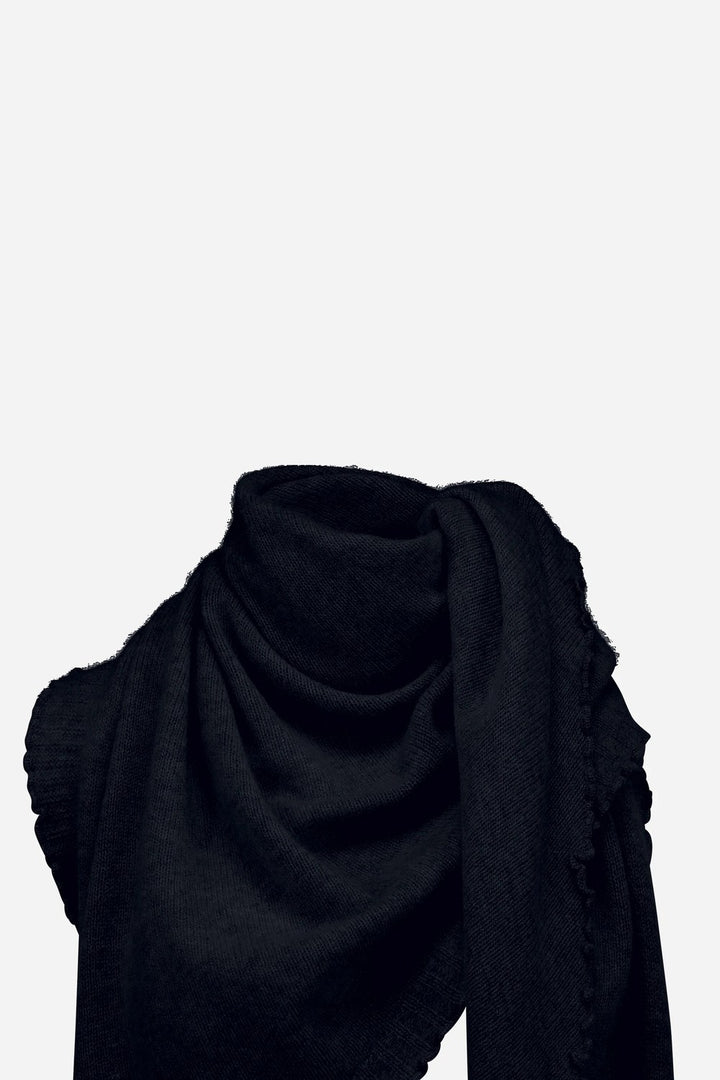 Allude Theresa Triangle Scarf, Deep Night — Grethen House