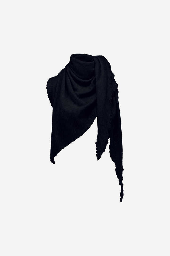 Allude Theresa Triangle Scarf, Deep Night — Grethen House