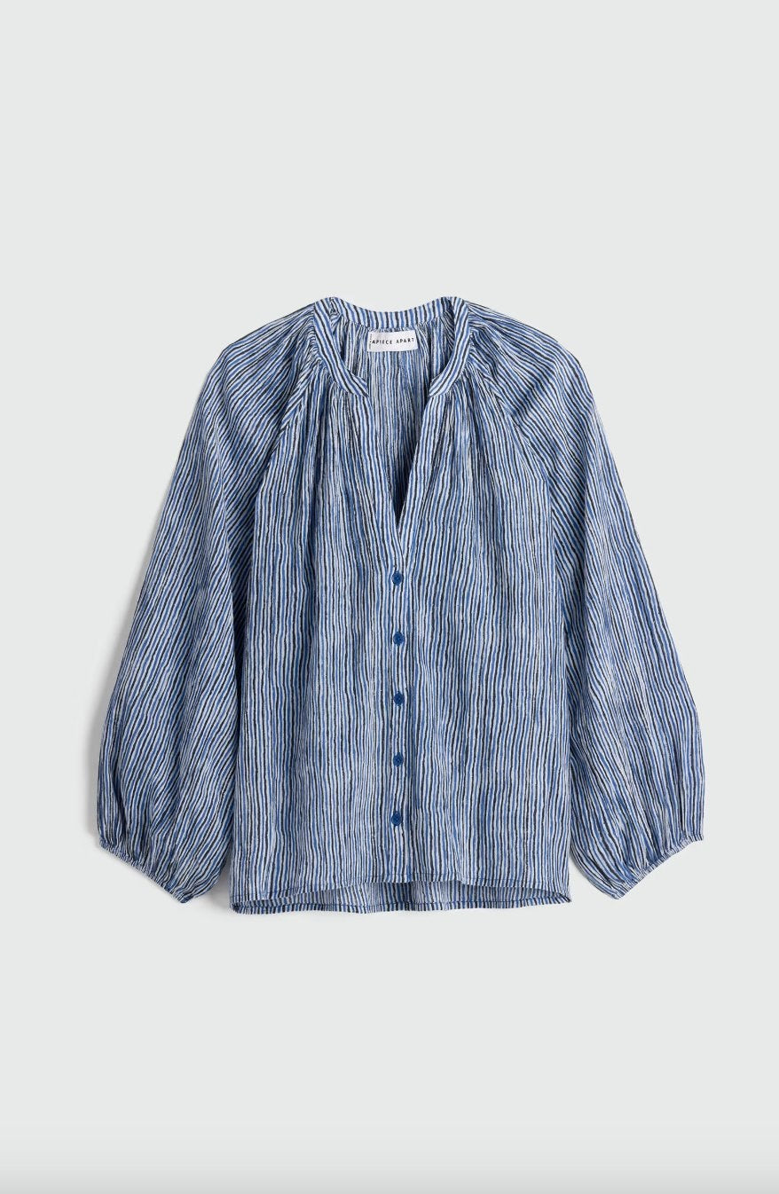 Apiece Apart Airy Ines Button Up Shirt
