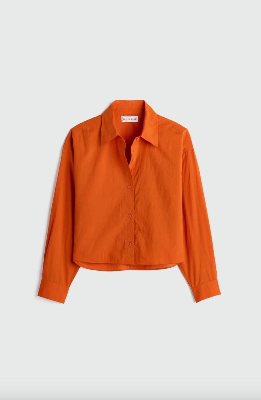 Apiece Apart Cropped Isolde Button Down