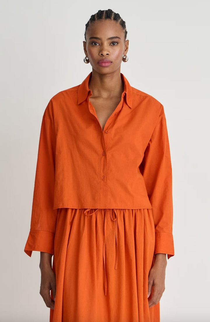 Apiece Apart Cropped Isolde Button Down