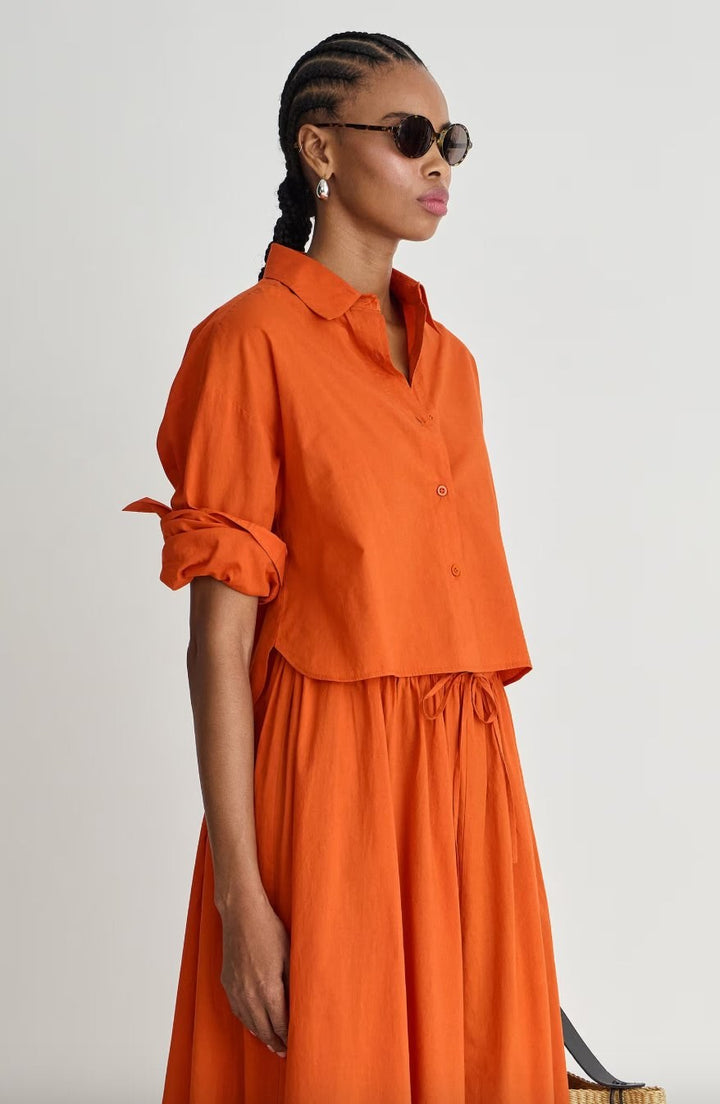 Apiece Apart Cropped Isolde Button Down