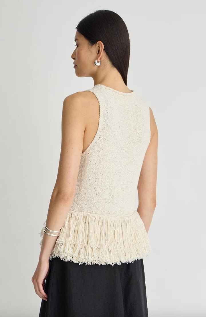 Apiece Apart Maeve Knit Fringe Tank