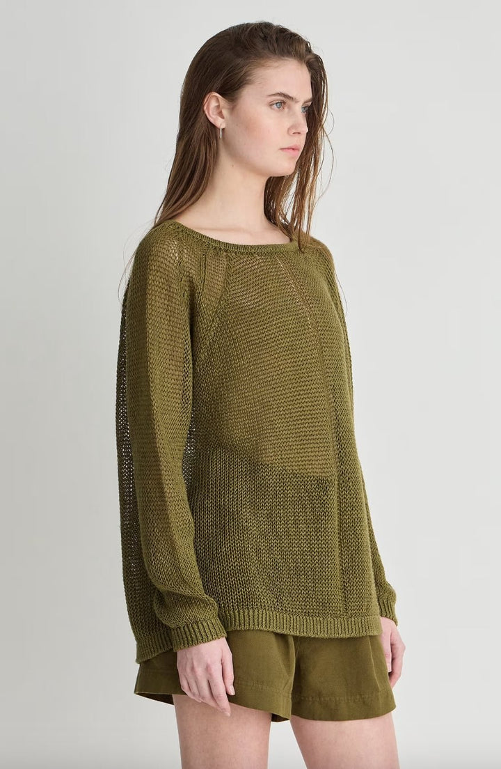 Apiece Apart Nina Light Linen Pullover