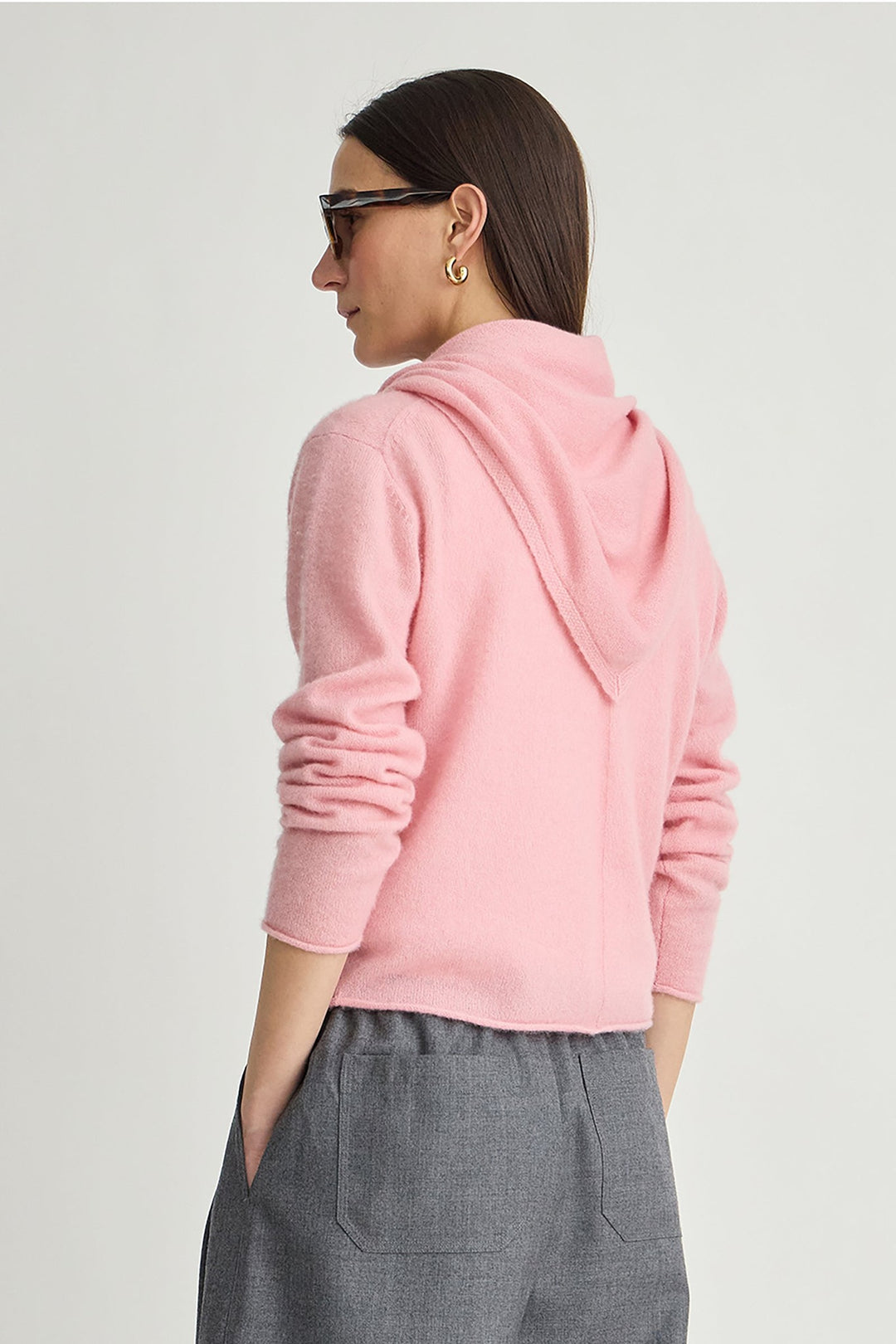 Apiece Apart Softest Tissue Scarf Tie Top Pullover