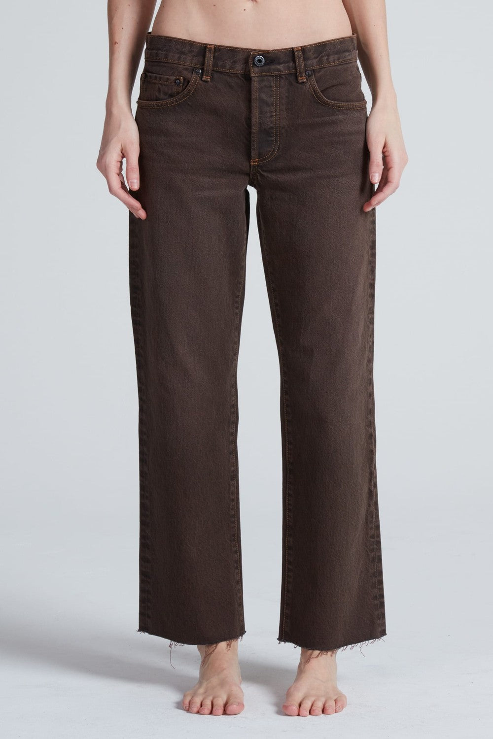 ASKK NY Low Rise Straight Brown