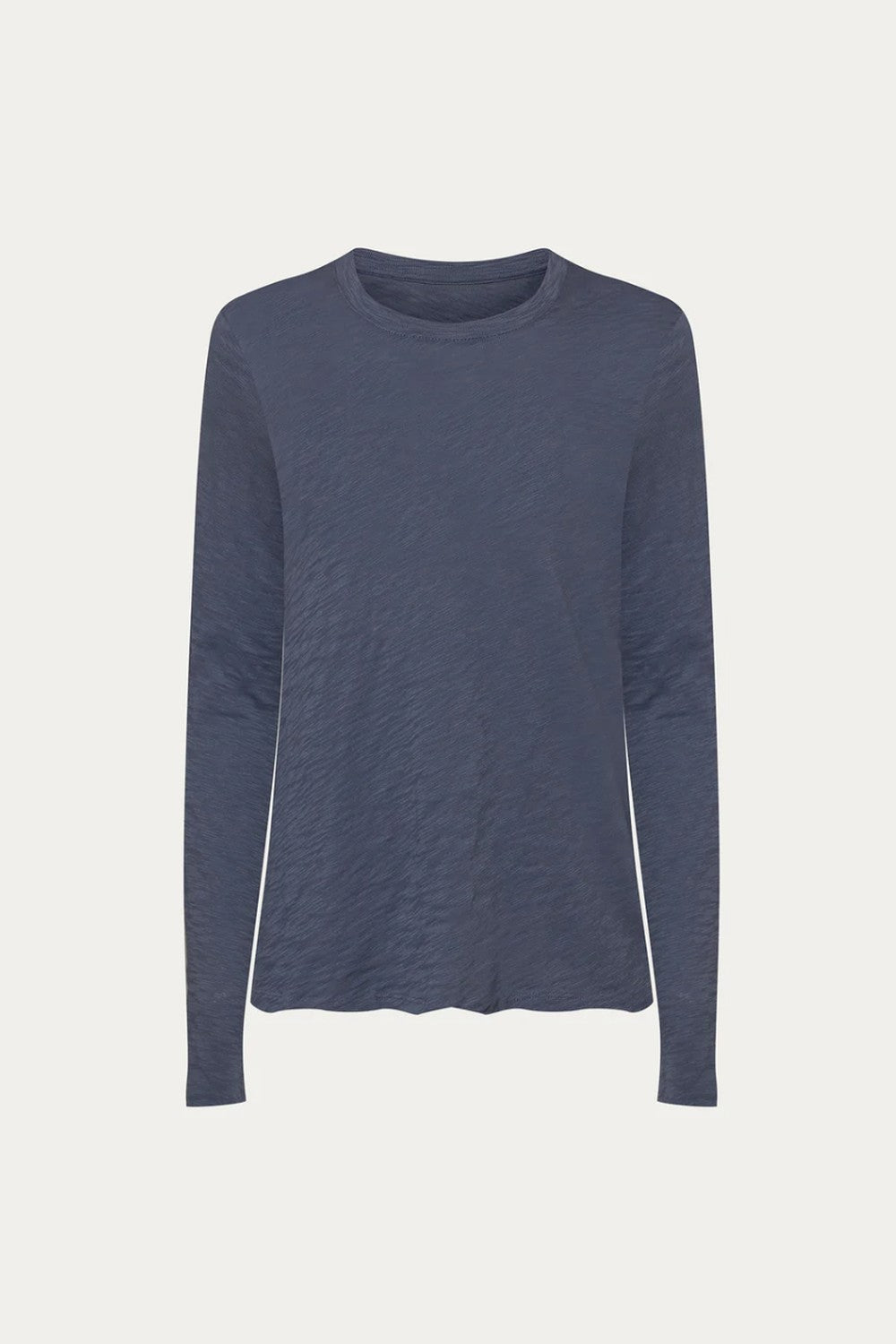 ATM Anthony Thomas Melillo Long Sleeve Cotton Slub Destroyed Tee