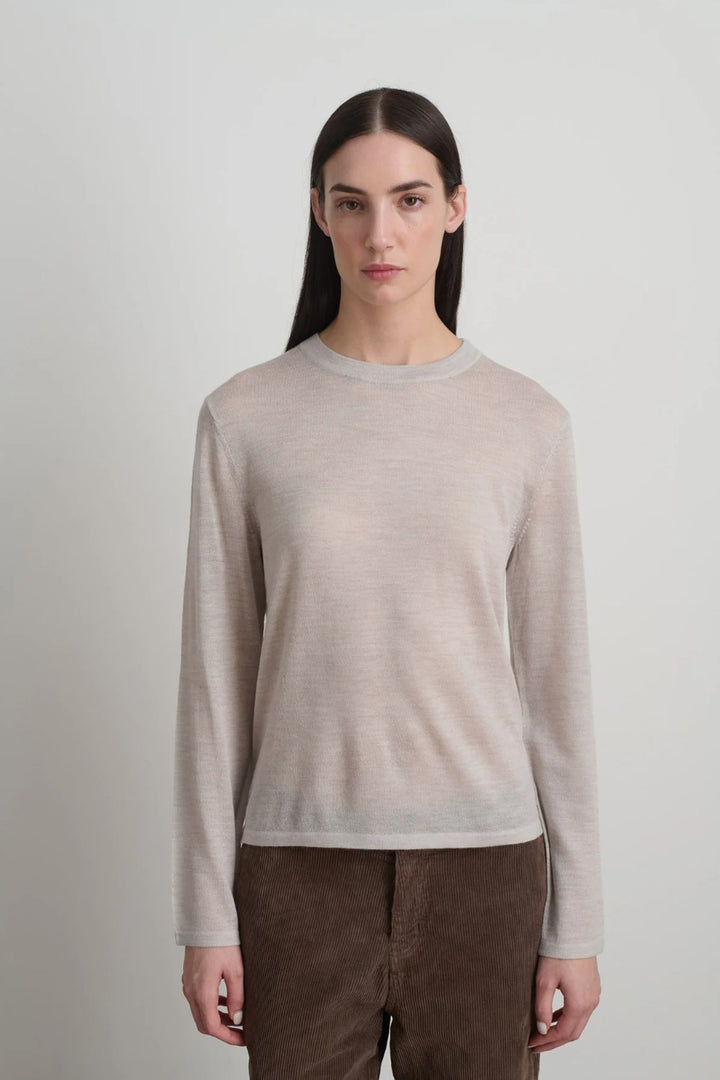B SIDES Ultrafine Merino Wool Classic Crewneck Pullover