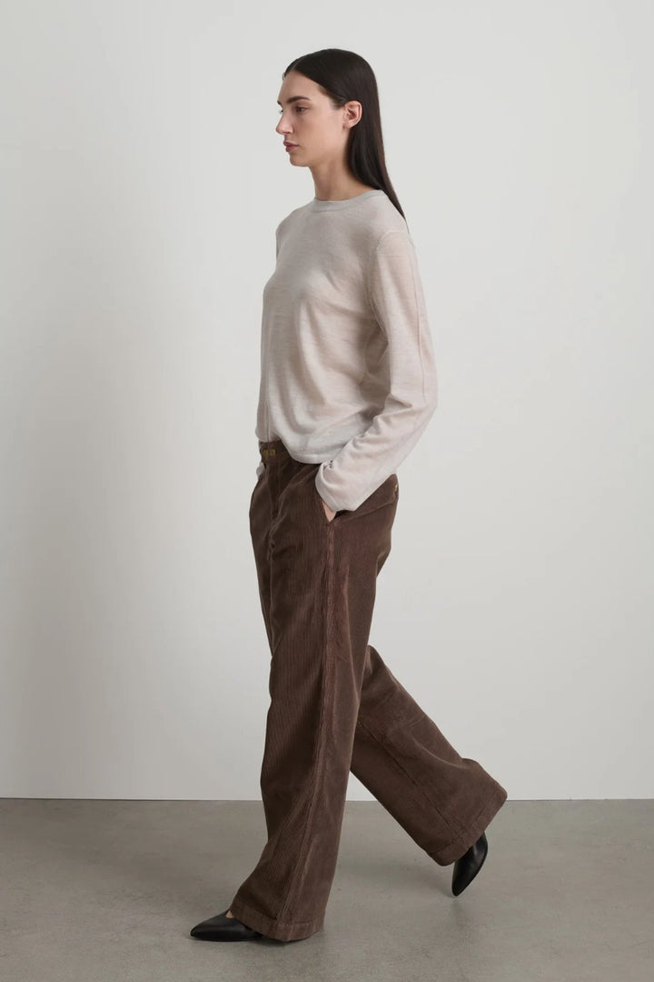 B SIDES Ultrafine Merino Wool Classic Crewneck Pullover