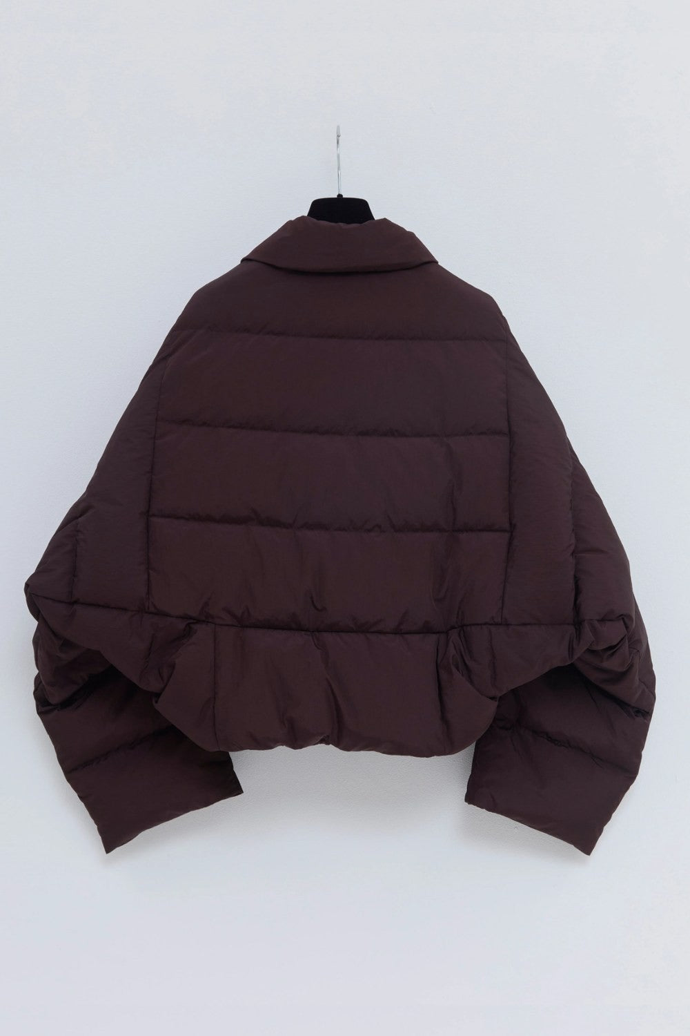 Christian Wijnants Jani Cropped Down Jacket, Plum — Grethen House