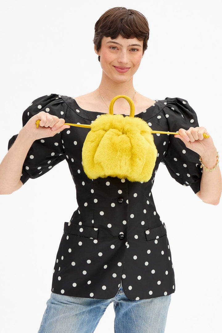 Clare V. Emma With Top Handle, Soleil Shearling — Grethen House