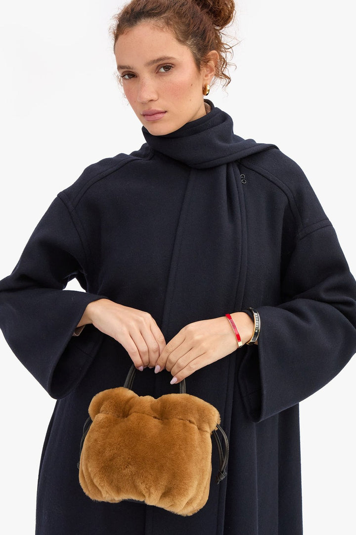 Clare V. Emma With Top Handle, Teddy Shearling — Grethen House