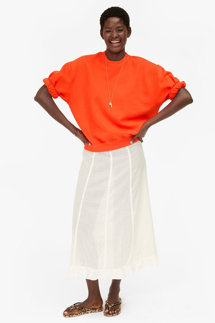 Clare V. Short Sleeve Oversized Sweatshirt