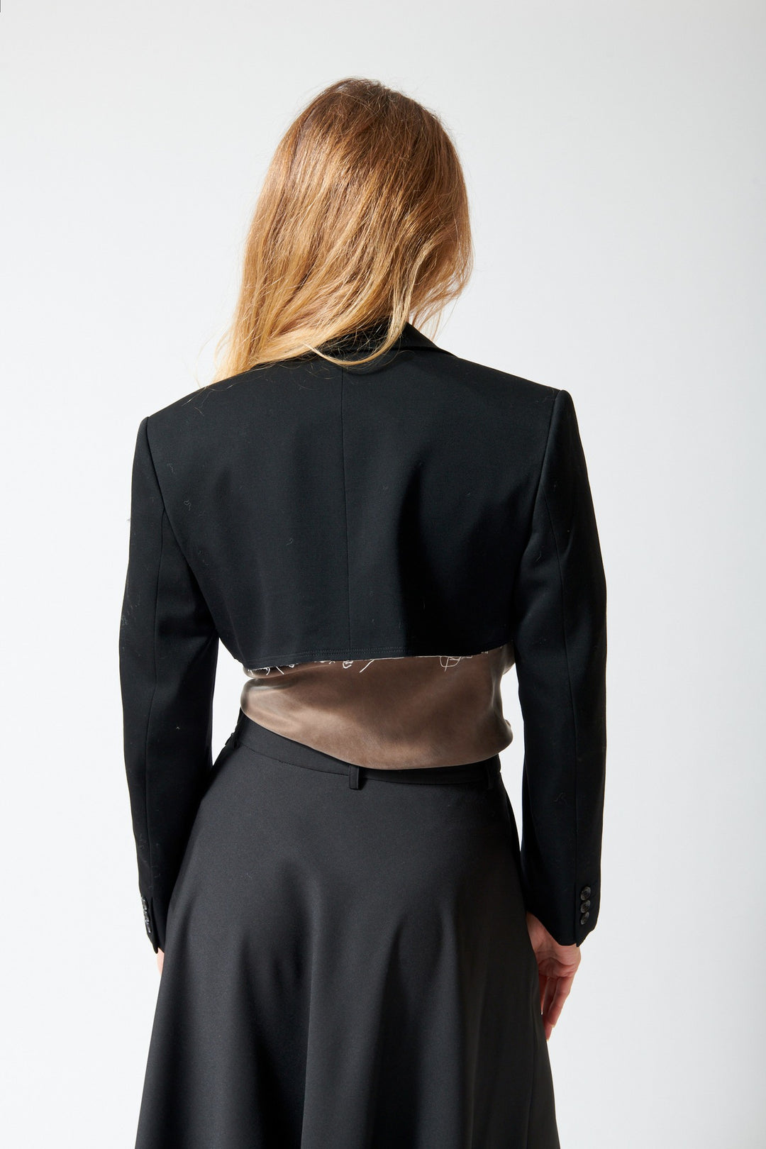 Comme des Garçons Cropped Homme de Spectacle Tuxedo Jacket
