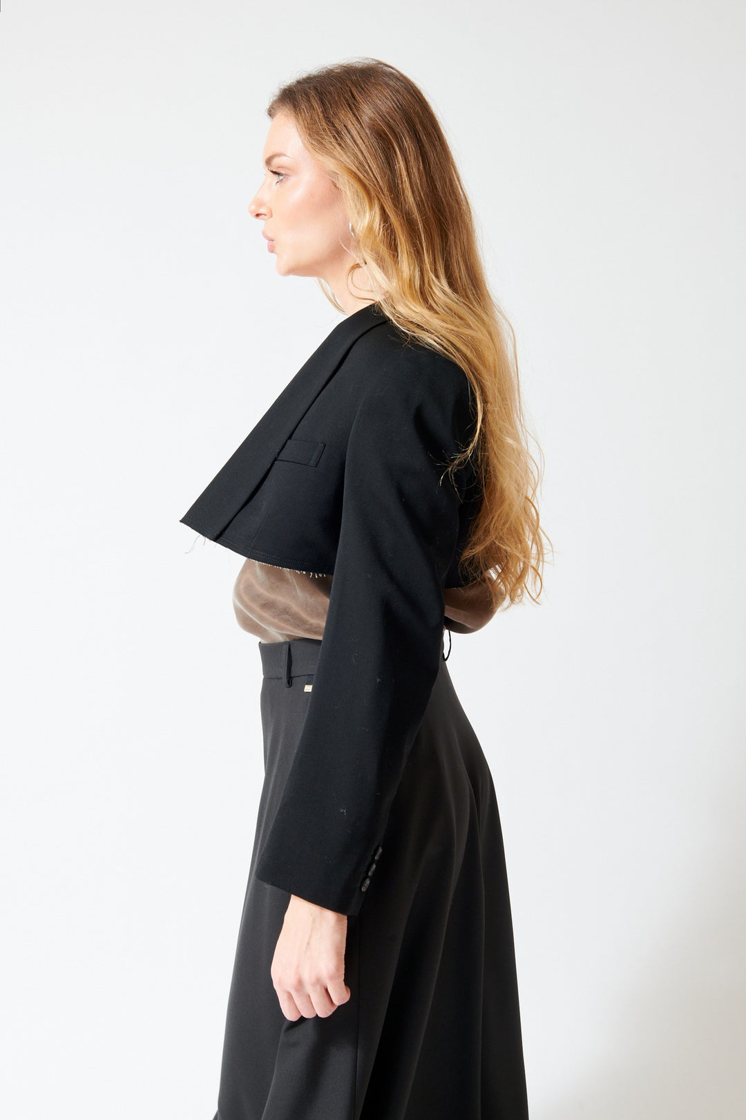 Comme des Garçons Cropped Homme de Spectacle Tuxedo Jacket