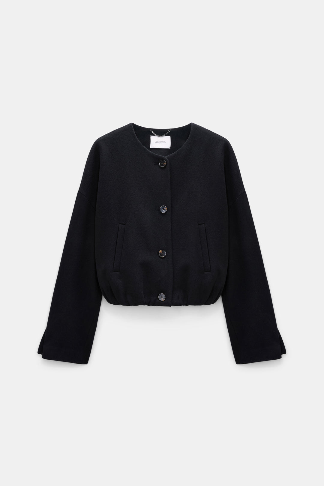 Dorothee Schumacher Soft Silhouettes Jacket, Vinyl Black — Grethen House
