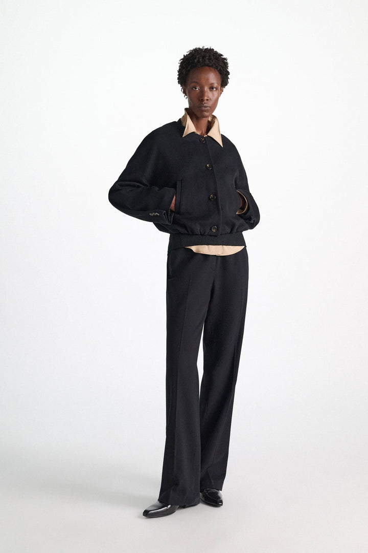 Dorothee Schumacher Soft Silhouettes Jacket, Vinyl Black — Grethen House