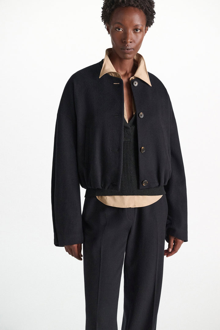 Dorothee Schumacher Soft Silhouettes Jacket, Vinyl Black — Grethen House