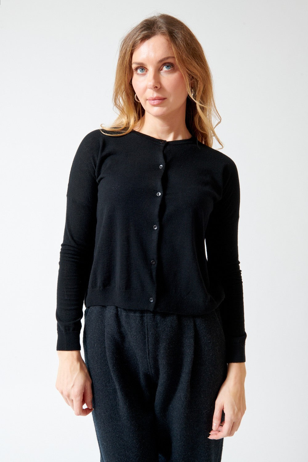 Evam Eva Wool Cashmere Cardigan