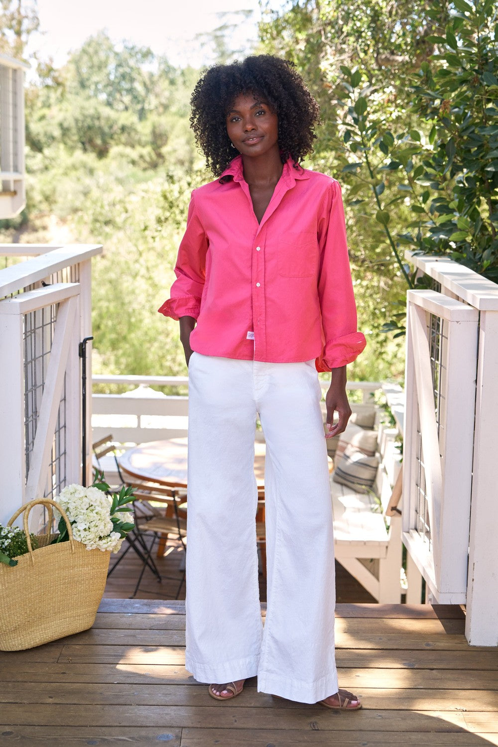 Frank & Eileen Silvio Untuckable Button Up Shirt