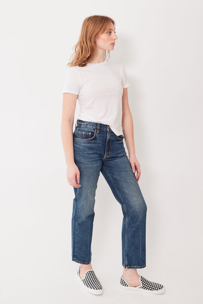 Waverly wearing B Sides Rae Jean front view