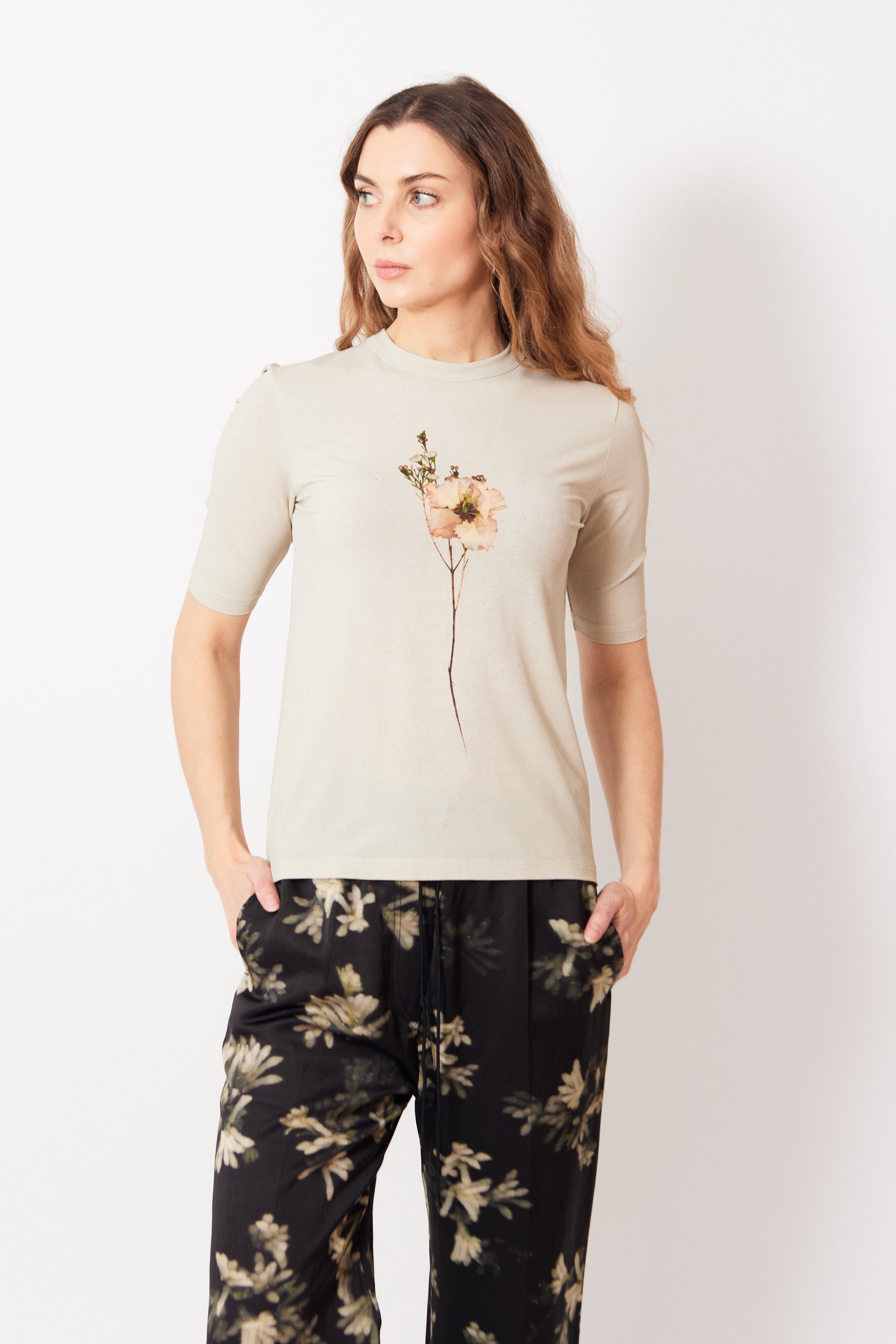 Thandi 3/4 Sleeve Jersey Top