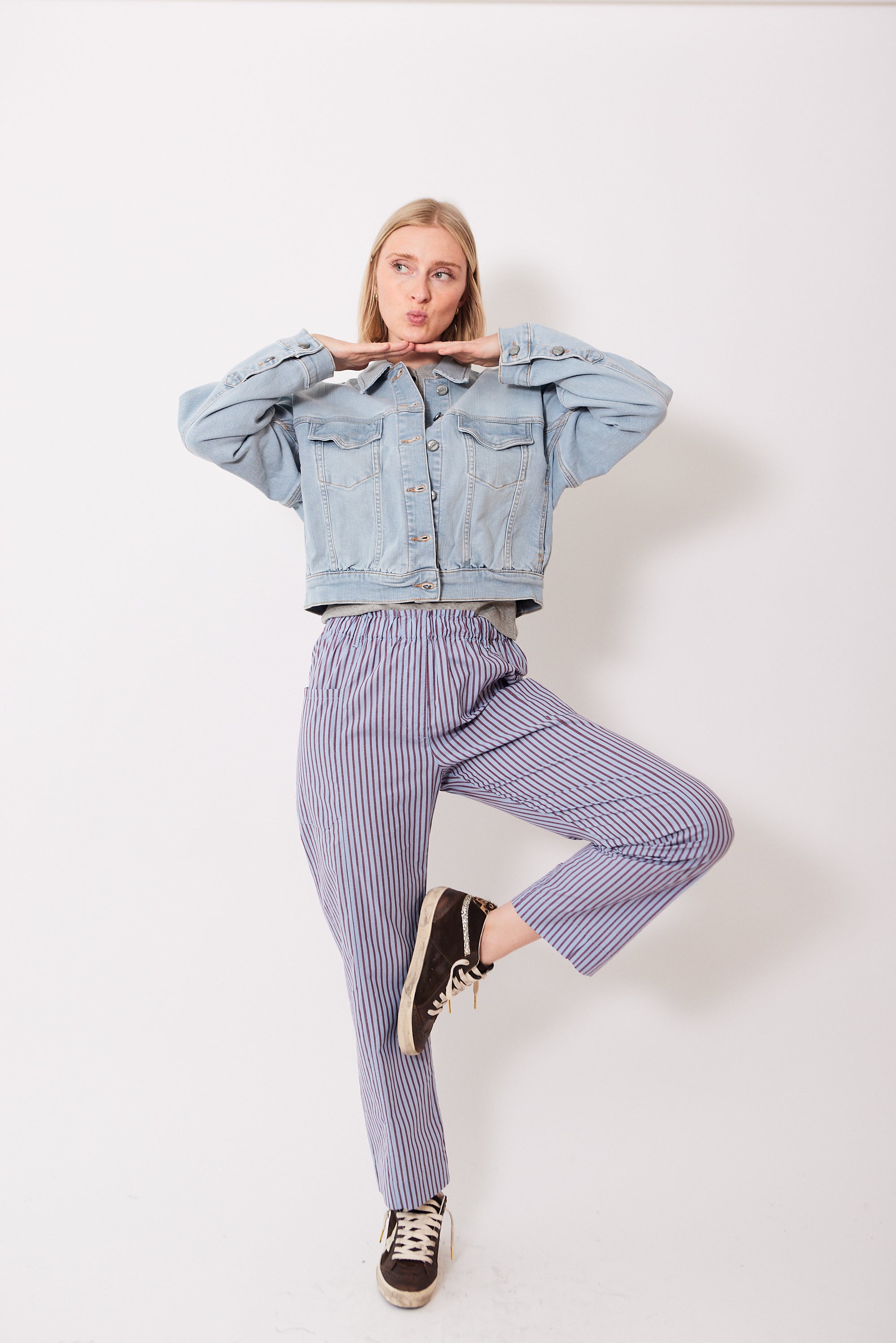 Ganni Tint Denim Bomber Jacket – grethen house